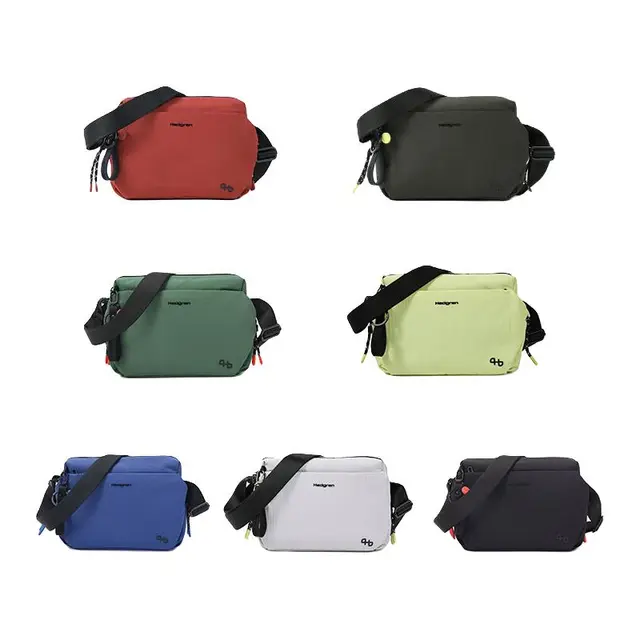 海格林Hedgren 2025斜挎包通勤骑行耐用大容量单肩包男女款 HSTG01 水鸭绿/888