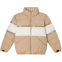 卡帕（Kappa）经典意大利羽绒服男女冬户外撞色保暖防寒服K0DZ2YY71D 咖卡其 M
