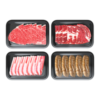 茶牛 原切牛排 生鲜 进口雪花谷饲雪花牛肉片200g*5份 礼袋装+送3份