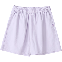 笛莎（DEESHA）童装儿童女童短裤2025夏季中大童时尚舒适休闲多色短裤 紫色 150