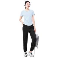 骆驼 CAMEL【吸湿速干两件套】运动套装女2025春夏款短袖长裤瑜伽服套装