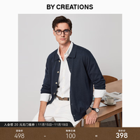 柏品 By Creations 男士羊绒针织开衫外套 商务休闲通勤毛衣