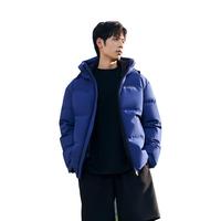 BOSIDENG 波司登 冬季经典短款连帽外套宽松加厚面包服90绒羽绒服男时尚运动