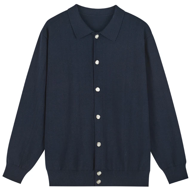 By Creations柏品可机洗羊绒针织开衫外套男士秋冬保暖商务休闲通勤易打理毛衣