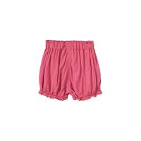 童泰（TONGTAI）女宝短裤夏季婴儿裤子休闲薄款女孩洋气外出女童甜美花苞裤 粉色 66cm