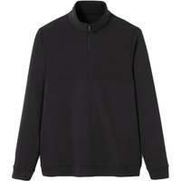 迪卡侬（DECATHLON）套头衫半拉链加厚套头运动衫T恤IVE2 黑色 XL