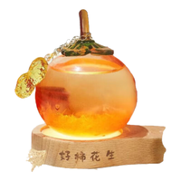 大英博物馆柿柿如意天气瓶风暴瓶安德森猫桌面摆件 好柿花生风暴瓶摆件