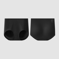 蕉内银皮517P塑身假屁股提臀裤无痕塑形收腹翘臀蜜桃打底裤内裤女 【单件装】黑色 XL