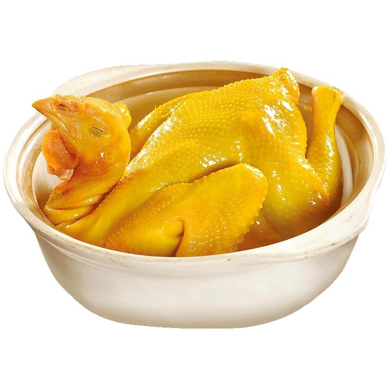 正宗盐焗鸡整只广东梅州客家特产真空卤味即食休闲零食盐局鸡熟食 梅州古法盐焗鸡650~750克【放养老鸡1只】+送手套