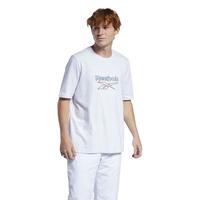 Reebok 锐步 夏季运动T恤男女短袖TEE情侣款休闲圆领百搭新潮半袖LOGO