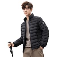 YAYA 鸭鸭羽绒服 男冬季轻薄短款立领简约百搭保暖外套Y