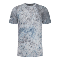 安德玛（UNDERARMOUR）春夏Seamless Stride男子渐变跑步运动短袖T恤1388043 暴雨灰044 2XL