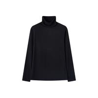 芬腾保暖上衣女士【时尚百搭】2024年秋冬堆堆领打底衫内搭外穿 黑色 L