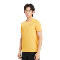 可隆 KOLON SPORT户外休闲衣男子吸湿速干运动圆领防晒徒步短袖T恤 黄色YE