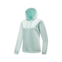 XTEP特步连帽卫衣女冬季保暖内搭上衣977428930338 乘风绿 S
