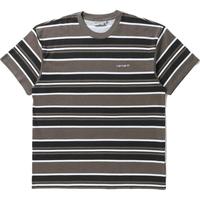 Carhartt WIP短袖T恤男装春夏经典LOGO字母刺绣条纹休闲030118I
