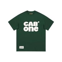it ccaabb男装2024夏时尚纯棉舒适圆领宽松短袖男士印花T恤