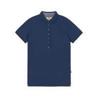 AIGLE艾高夏女士速干吸湿排汗透汽弹性柔软时尚户外短袖POLO T恤