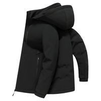 雪中飞 SNOWFLYING 男式鹅绒可脱卸帽羽绒服防风袖口外套男