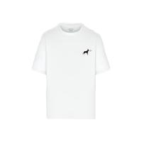 URBAN REVIVO 男士潮流撞色图案线绣圆领短袖T恤 UMV440117 本白 M