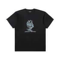 carhartt WIP 卡通印花 男士短袖T恤 BKX/黑色,BLD/蓝色,GRD/绿色,WHX/白色 XS,S,M,L,XL,XXL
