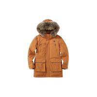  可隆 KOLON SPORT羽绒服 男子户外防风防水保暖中量鹅绒服 LHDJ3WTT53-AR 琥珀黄 165/S