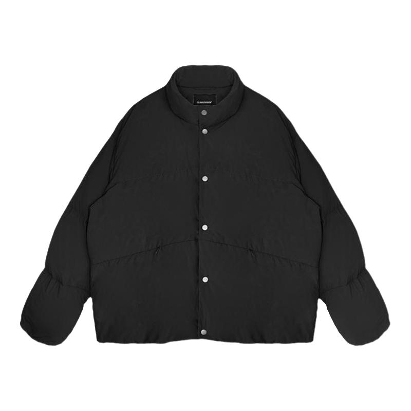 CLIMAX VISION立领廓形加厚保暖羽绒服无心别加厚面包服外套潮牌