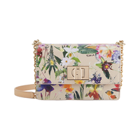 芙拉 FURLA 1927印花牛皮时尚迷你女士斜挎单肩小方包