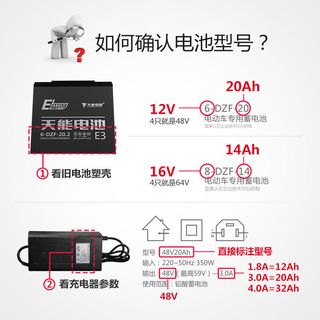 槿致上门安装】电瓶车超威电瓶电池36V48V60V72V电动车三轮车铅酸电瓶 】上门安装/并回收旧电池 48v32ah四只