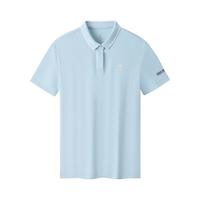 CAMEL 骆驼 速干短袖T恤POLO衫男女情侣款2023春夏季防晒运动速干衣 A23BAVV047，霜紫色，女 M
