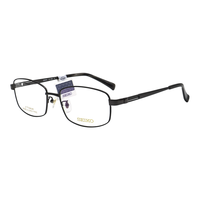精工(SEIKO)眼镜框男款全框钛材商务休闲远近视光学镜架HC1026 74 55mm深灰色 74深灰色