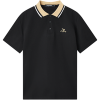 gxgjeans2024年夏季字母刺绣宽松翻领短袖男式POLO衫男青少年