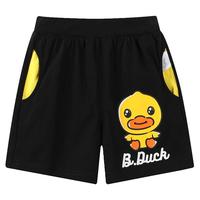 B.Duck小黄鸭童装宝宝短裤2023夏季新款女童薄款五分裤儿童裤子运动裤