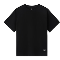 Gap 盖璞 男女士纯棉大logo短袖T恤简约百搭宽松上衣 463259 卡其色 XXL