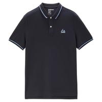 佐丹奴Polo男装黑科技冰氧酷针织绣花撞色短袖POLO 01014399