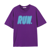 美特斯邦威男学院酷炫大字母印花针织恤618297 户外紫 165/S