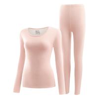 280克【羊绒蚕丝】7A抑菌加绒加厚秋衣秋裤女士保暖内衣套装