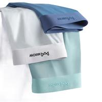 Miiow 猫人 男士平角内裤套装 M1220 3条装(浅灰+果绿+蓝色 ) XXXL