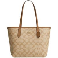 COACH/蔻驰女包2024年city23单肩手提托特包