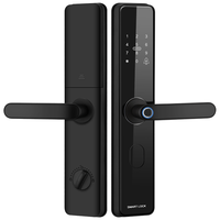 威恒 指纹锁家用防盗门锁入户门智能门锁通用型锁具密码锁智能电子锁 JH-1【五合一开锁】指导安装 电池+门卡2张+锁芯+锁体