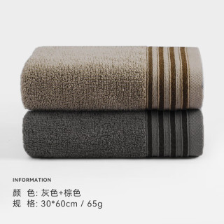 有券的上：SANLI 三利 纯棉新疆棉抗菌吸水毛巾 2条装