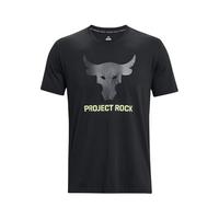 安德玛（Under Armour）/UA男士Project Rock强森训练运动T恤1380520/1361733 1380520-001 L 黑色001