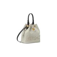 VERSACE/范思哲 女士水桶包 黑色+白色 中