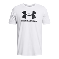安德玛(UNDERARMOUR)春夏Sportstyle Logo男子训练运动短袖T恤1382911白色100 XXL