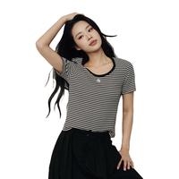 GIORDANO/佐丹奴 弹力 女士短袖T恤