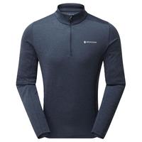 MONTANE盟泰恩DART ZIP NECK 户外速干式T恤男款透气徒步防晒衣服