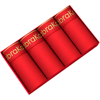 cabra kalani男士内裤男新疆棉四角平角红色本命年喜庆婚宴蛇年结婚运动短裤衩 A1CK品牌专柜纯色新疆棉款 4条 XXXXL(170-200斤)