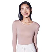 奶糖派柔柔倍暖衣内衣打底衫时尚百搭保暖女绵柔锁温上衣长袖送秋冬内搭