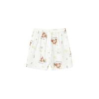 童泰（TONGTAI）婴儿短裤莫代尔棉夏季薄款男女宝宝裤子家居内衣儿童三分裤 咖色 73cm