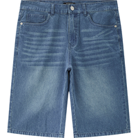 GIORDANO 佐丹奴 纯棉牛仔短裤男款 4121134075